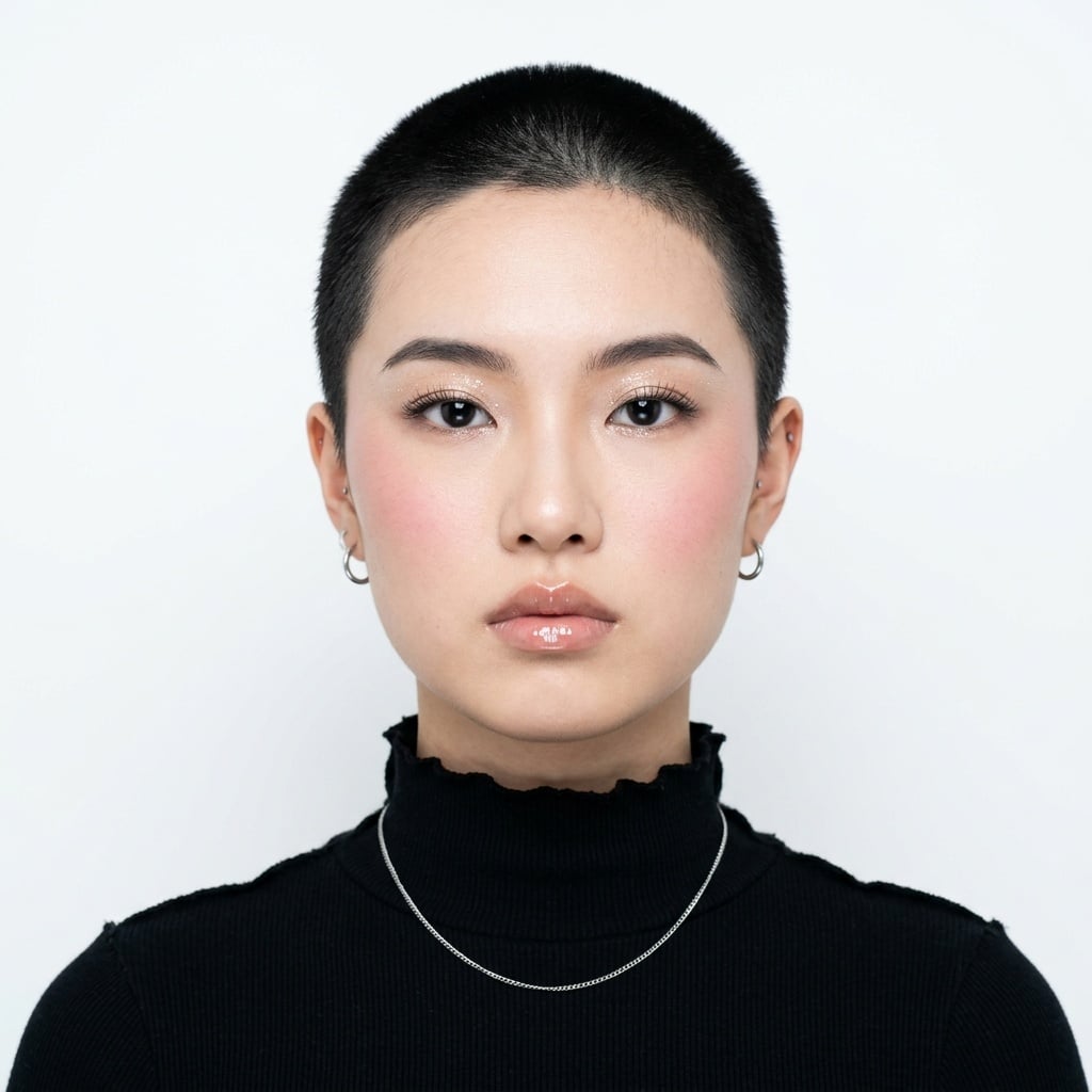 Tóc tomboy cạo sát (Buzz Cut)