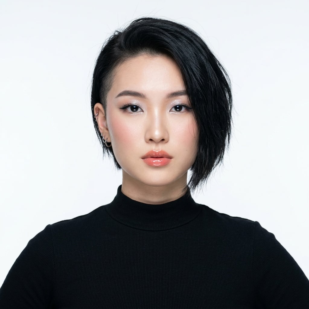 Tóc tomboy bất đối xứng