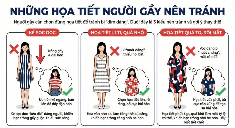 thời trang cho người gầy nữ