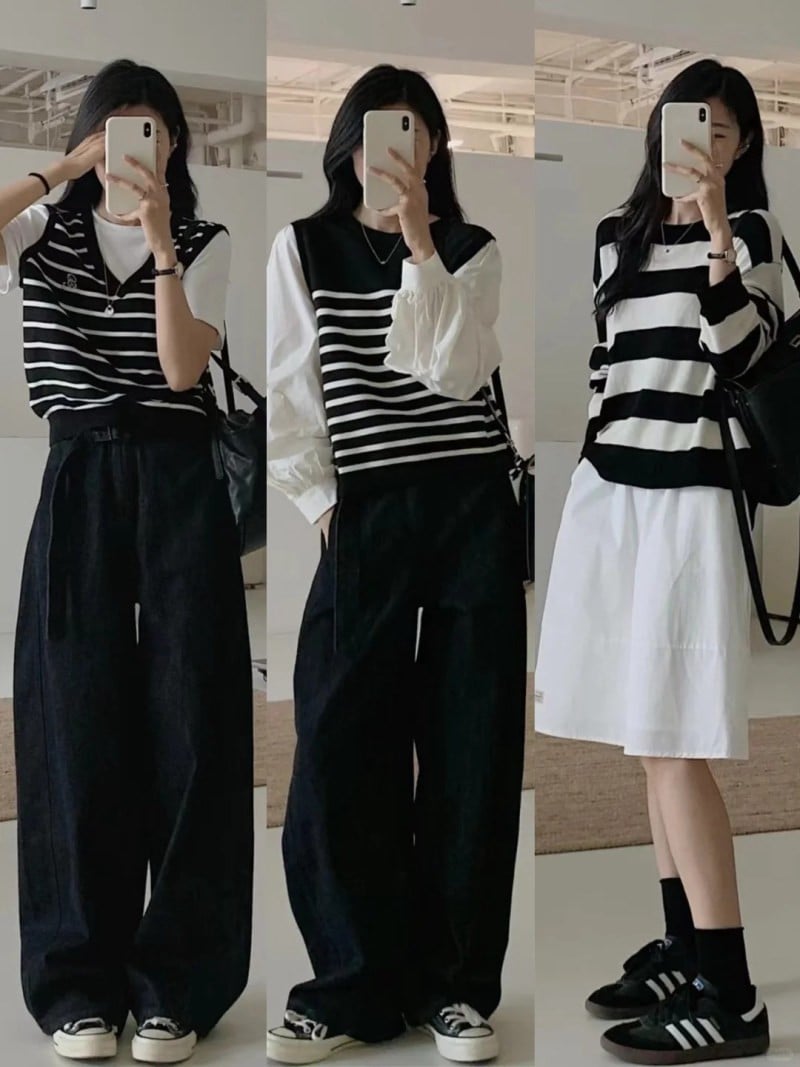 thời trang cho người gầy nữ