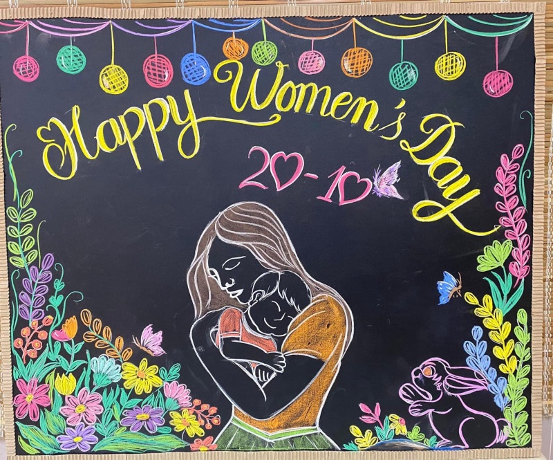 trang trí bảng 20 10