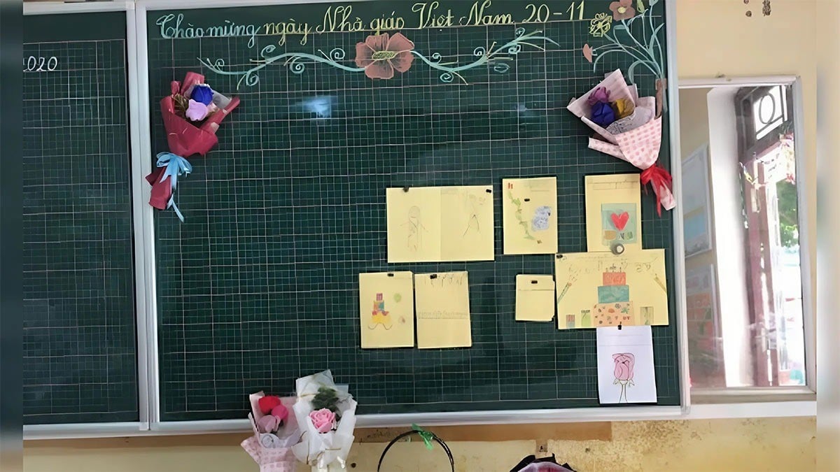 Các mẫu vẽ bảng 20 11 ấn tượng cho Mầm non