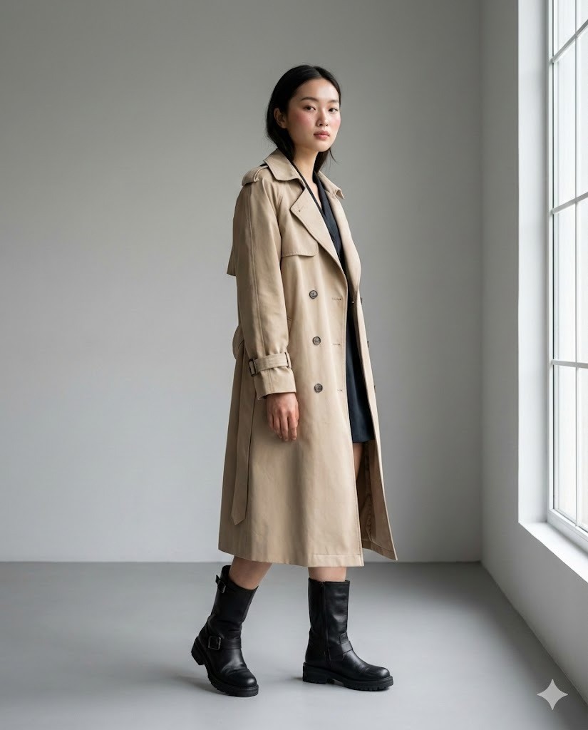 Áo Trench Coat khoác ngoài thời thượng