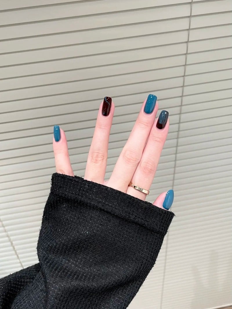 mệnh thủy sơn móng tay màu gì