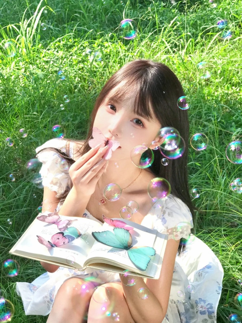 chụp ảnh với bong bóng xà phòng