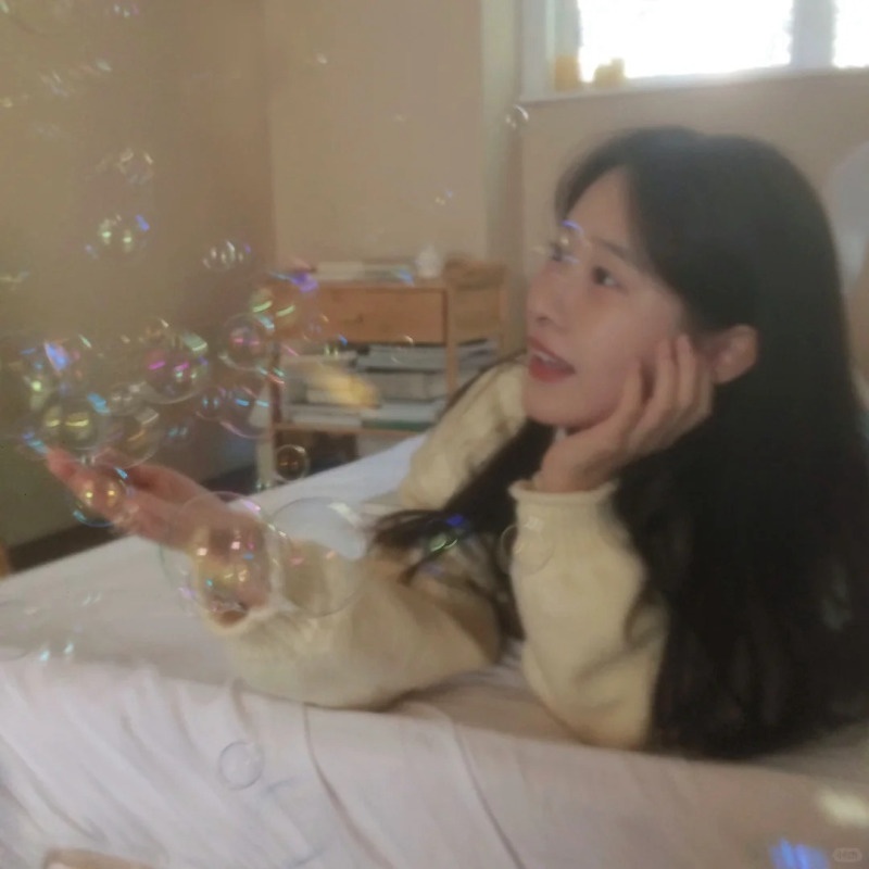 chụp ảnh với bong bóng xà phòng