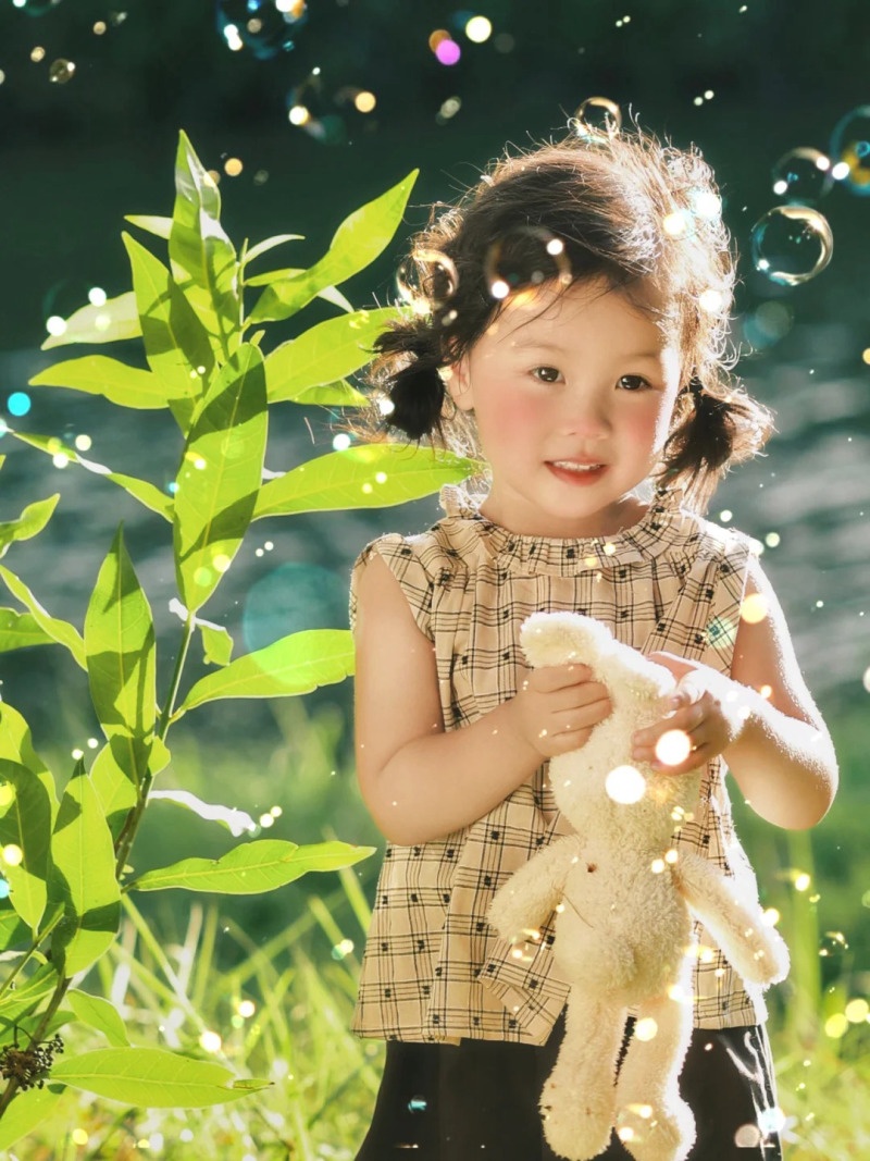 chụp ảnh với bong bóng xà phòng