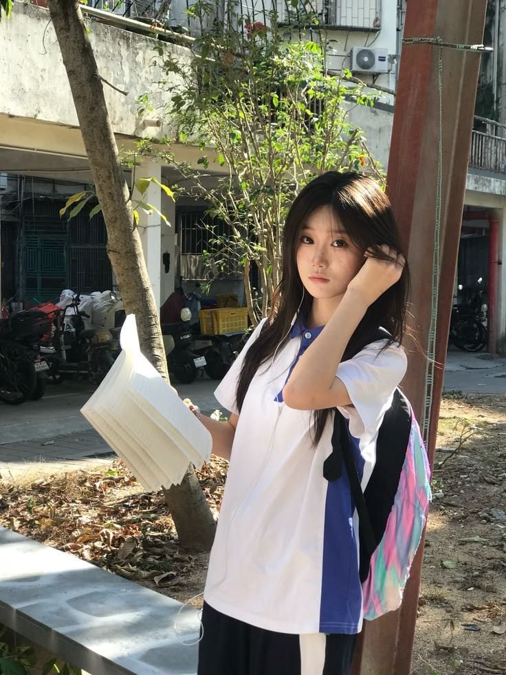 phối đồ nữ đi học cấp 2