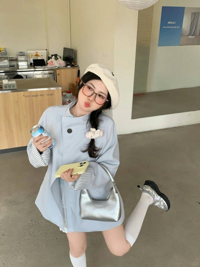 Váy/Đầm xanh baby