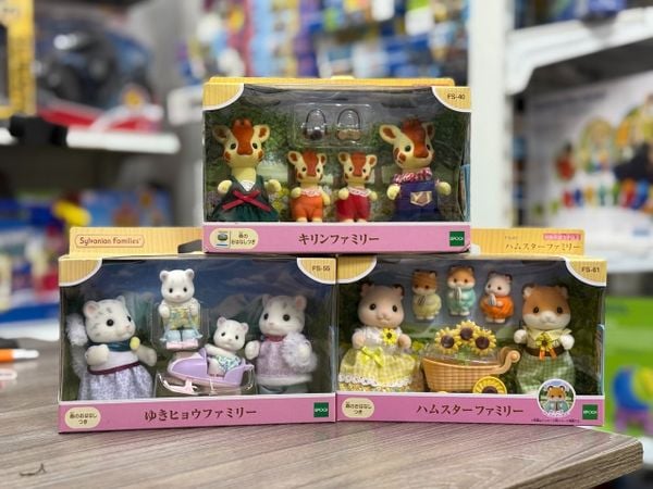 Bộ 03&nbsp;gia đình 23win11 - Hamster, Hươu cao cổ, Sóc