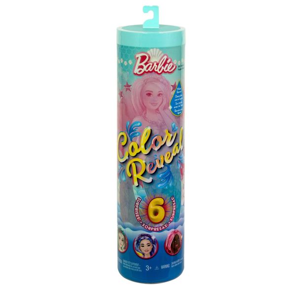 Barbie Color Reveal Mermaid Series — búp bê đổi màu khi gặp nước, hiệu ứng bất ngờ
