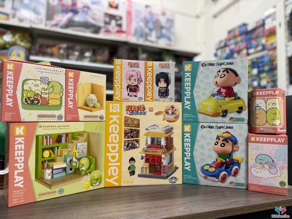 Lắp ghép Keeppley Naruto, Shin cậu bé bút chì, Sumikko Gurashi
