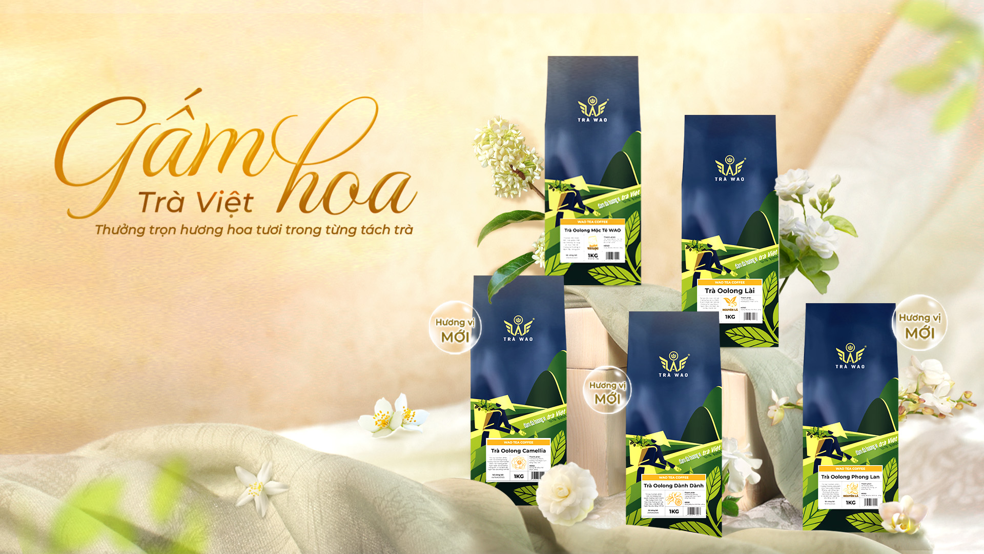 Bộ Sưu Tập Trà Oolong Hoa WAO