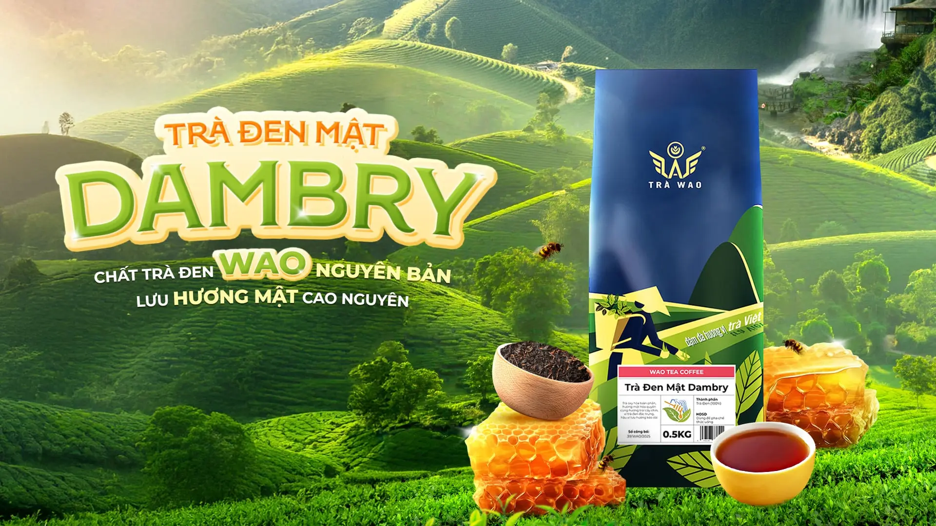 MỚI! Trà Đen Mật Dambry WAO