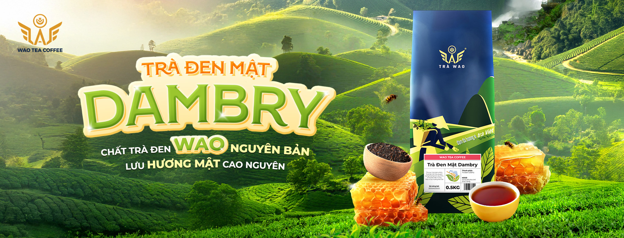 Sản phẩm mới Trà Đen Mật Dambry WAO