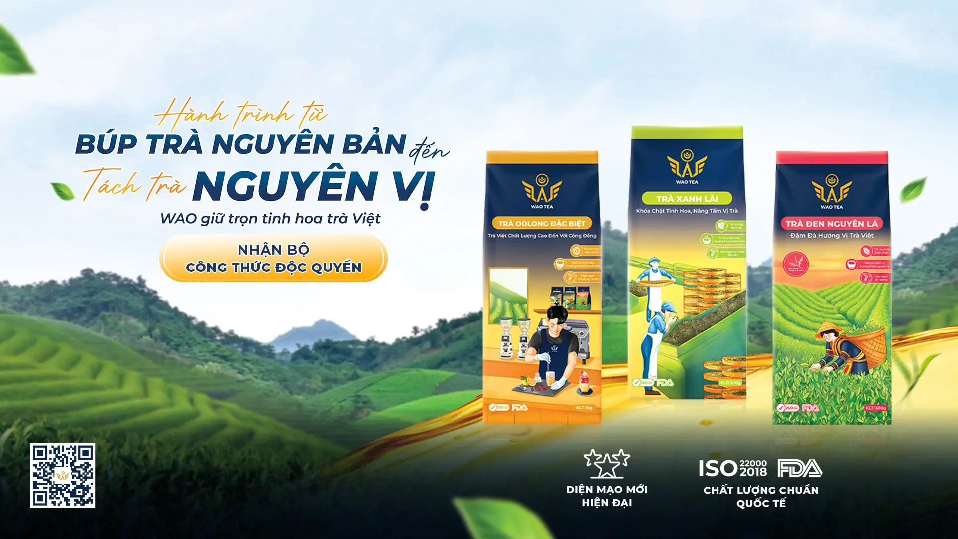 WAO ra mắt bao bì mới