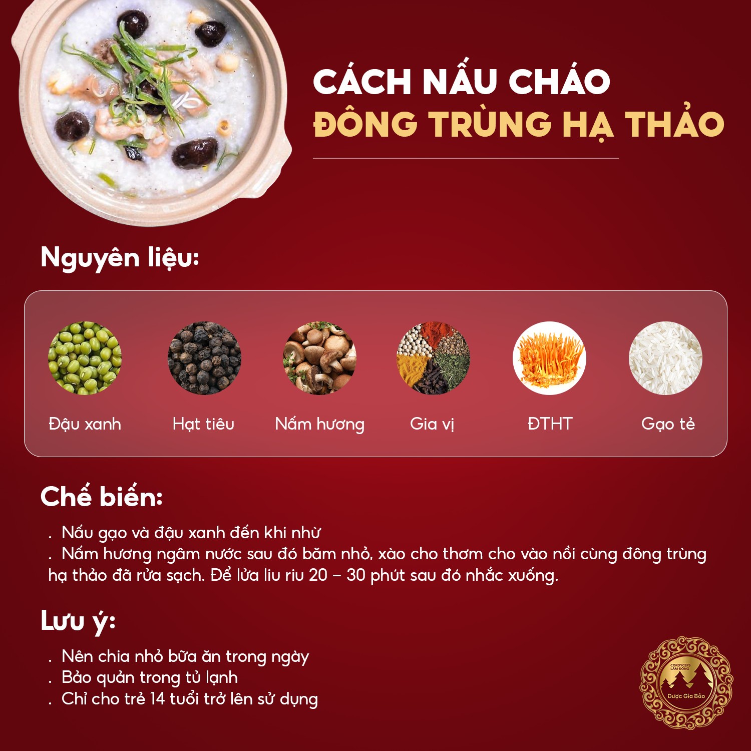cach che bien dong trung ha thao