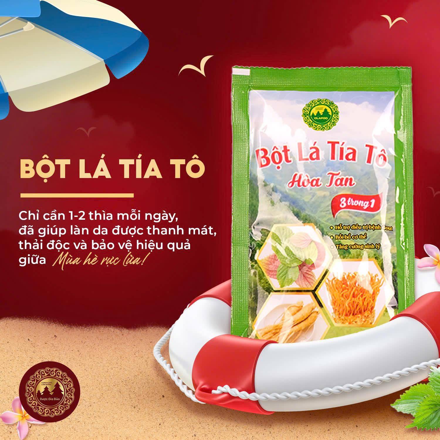 uong xanh thanh mat cung tia to