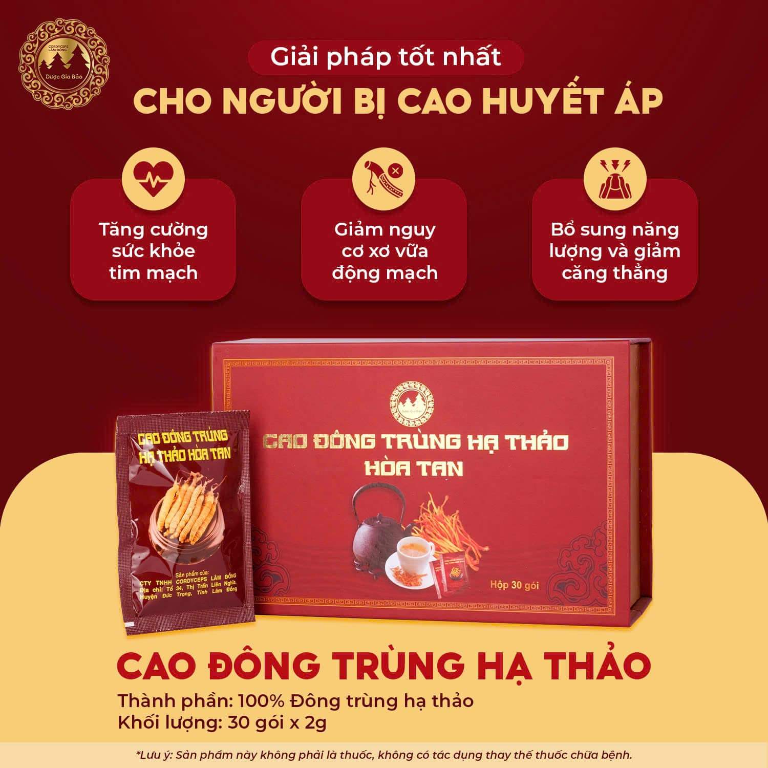 dong trung ha thao cho nguoi tieu duong