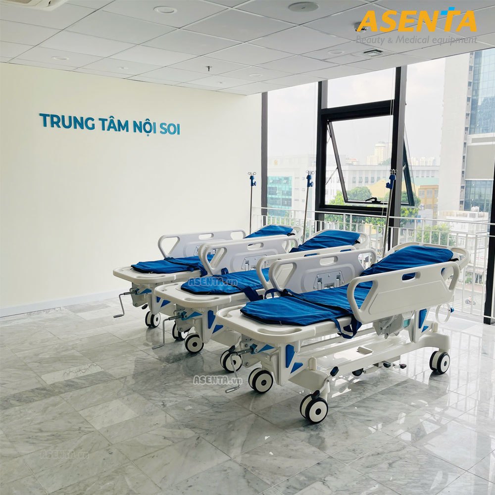 Mẫu băng ca y tế thường dùng trong các viện thẩm mỹ, bệnh viện và phòng khám bệnh