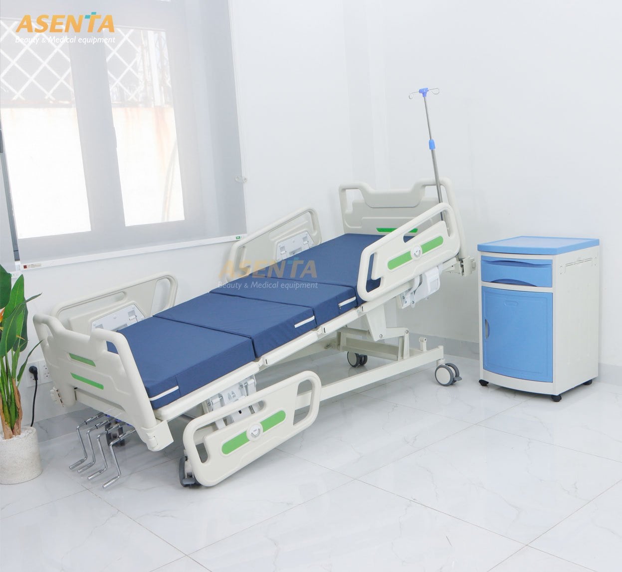 Mẫu giường bệnh nhân cao cấp sử dụng tay quay