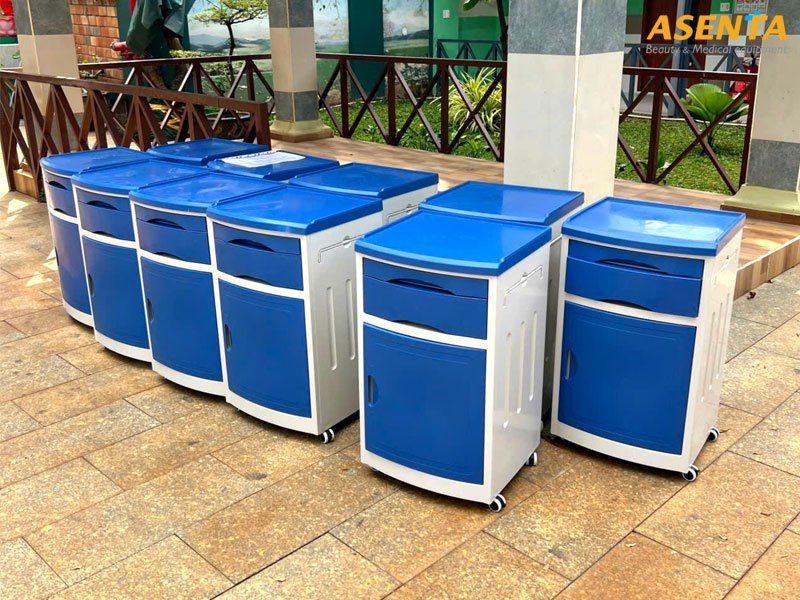Tủ đầu giường bệnh nhân nhựa ABS dễ vệ sinh dùng trong bệnh viện