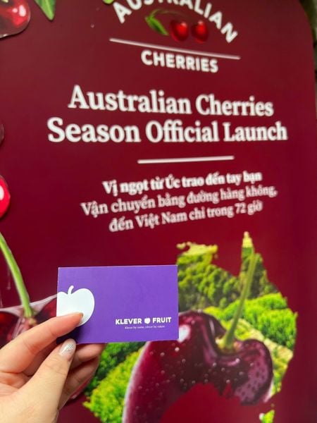 Klever Fruit tại sự kiện ra mắt mùa vụ Cherry Úc 2025