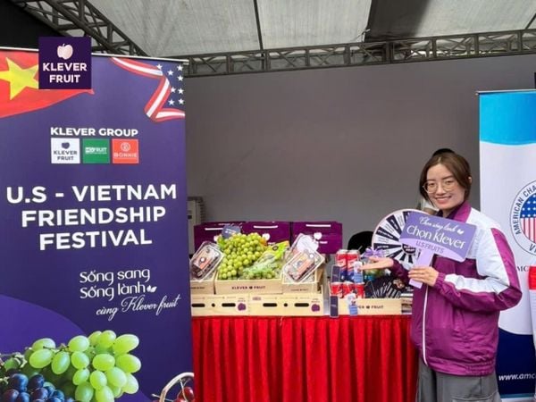 Klever Fruit tại Lễ hội Hữu nghị Việt – Mỹ 2025: Khi vị ngọt trở thành tuyên ngôn sống sang – sống lành
