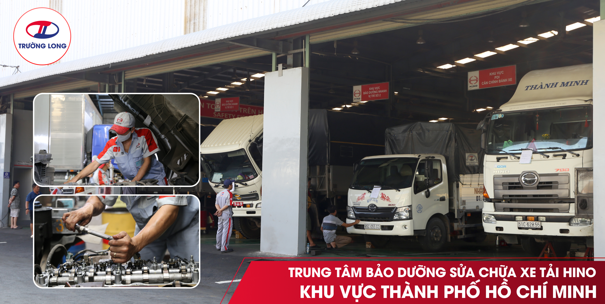 trung tâm bảo dưỡng sửa chữa xe Hino