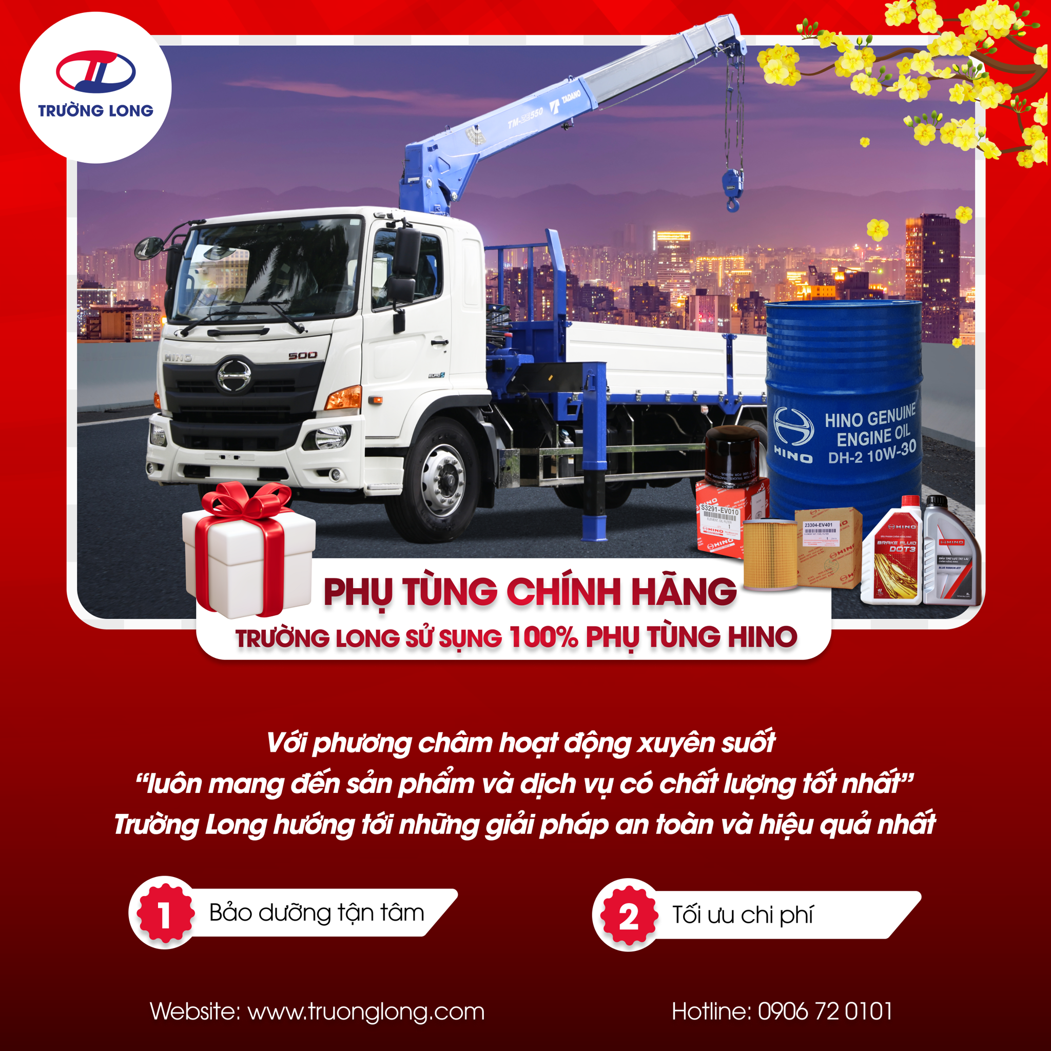 bảo dưỡng xe Hino 40.000km