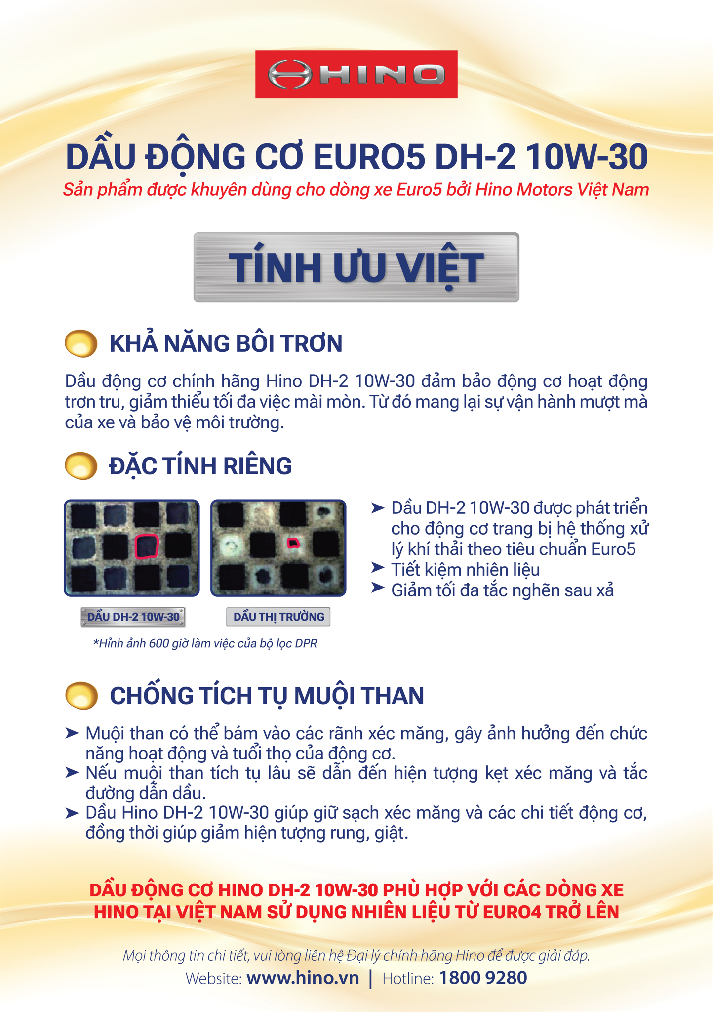 Dầu động cơ Hino