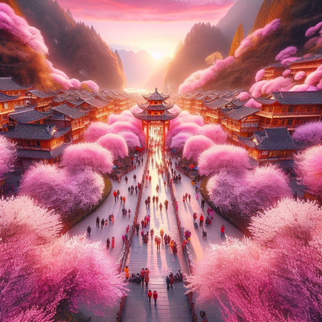 10 Địa Điểm Ngắm Hoa Anh Đào Lãng Mạn Nhất Ở Trung Quốc