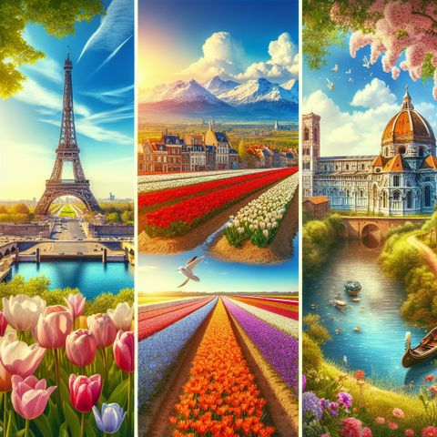 Khám Phá Châu Âu Mùa Xuân: Đến Pháp, Hà Lan Hay Ý?