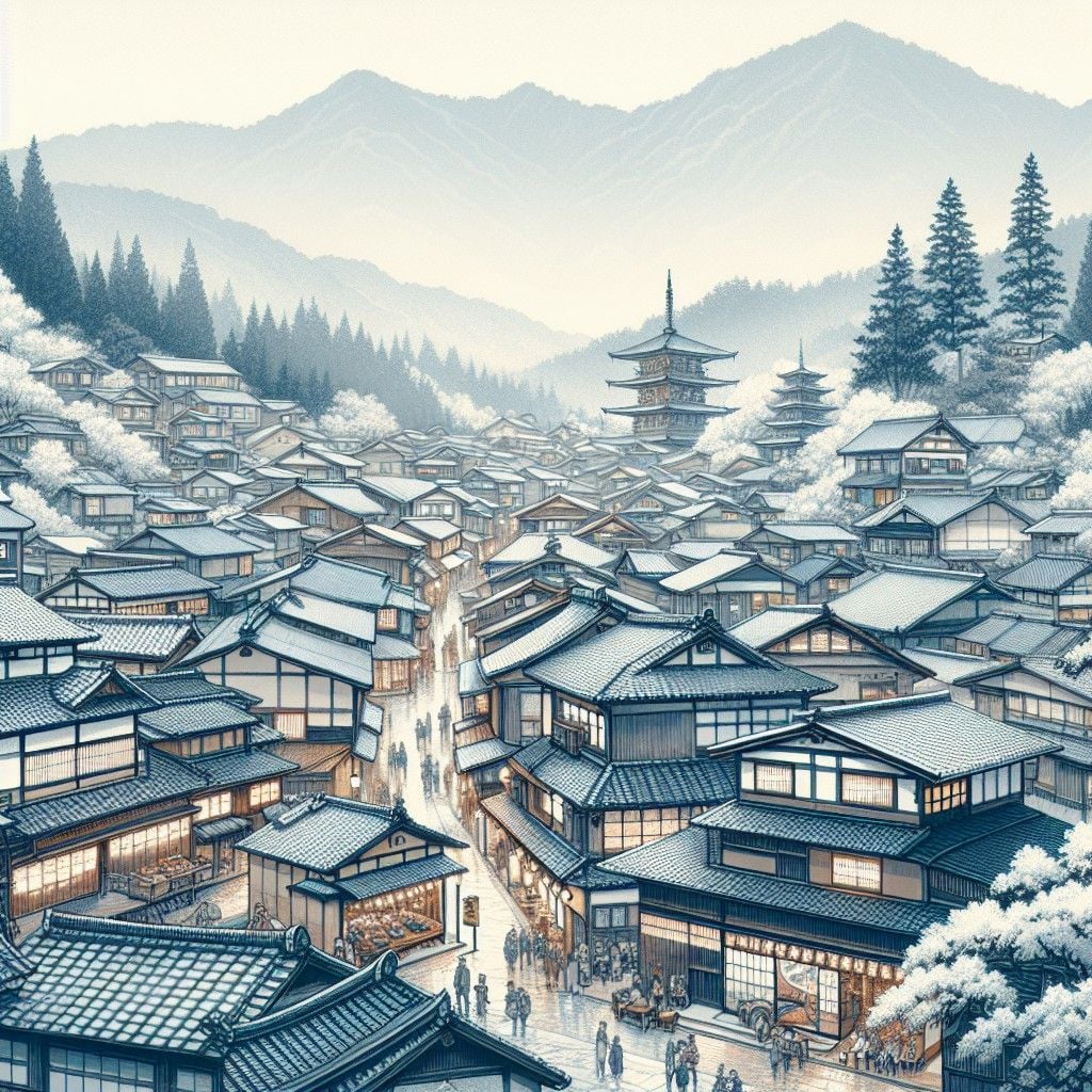 10 Thị Trấn Cổ Vẫn Giữ Nguyên Nét Truyền Thống Nhật Bản