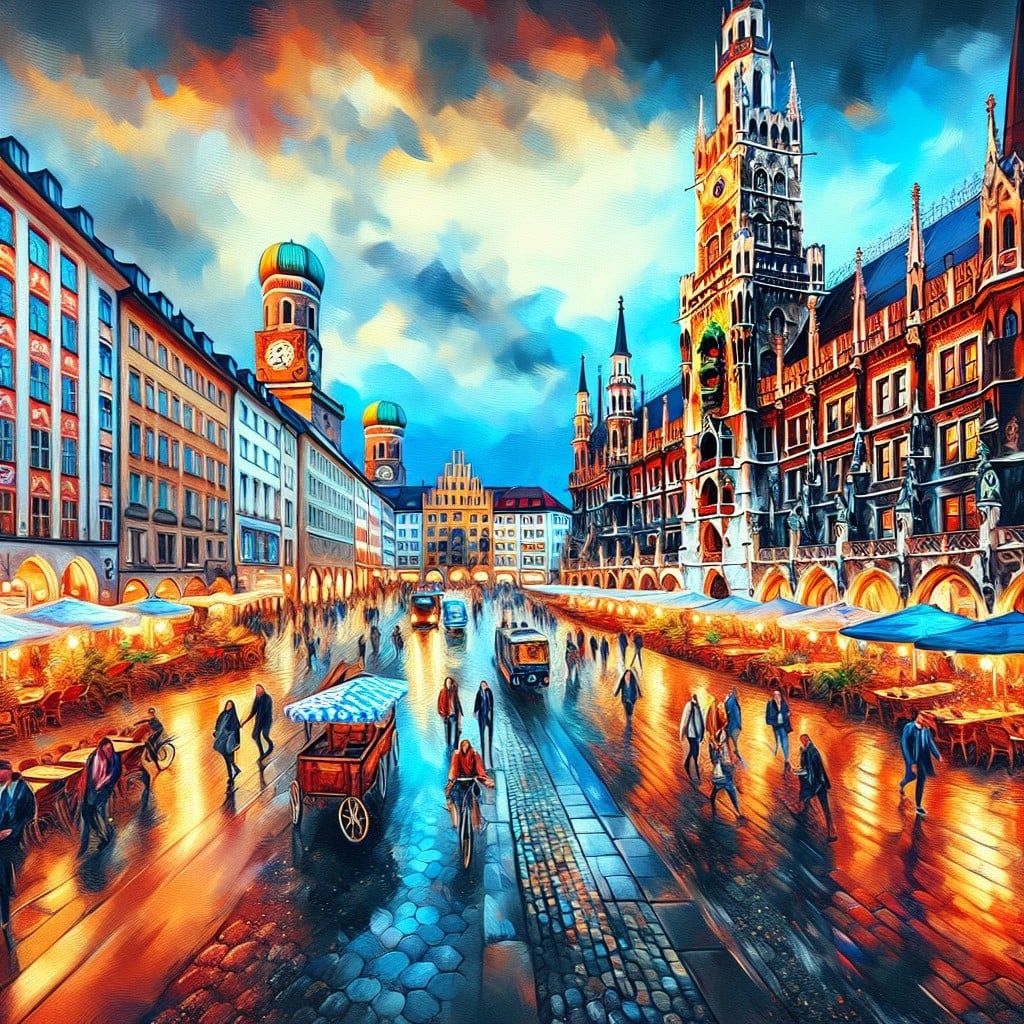 Quảng trường Marienplatz: Trái tim sôi động và giàu lịch sử tại Munich