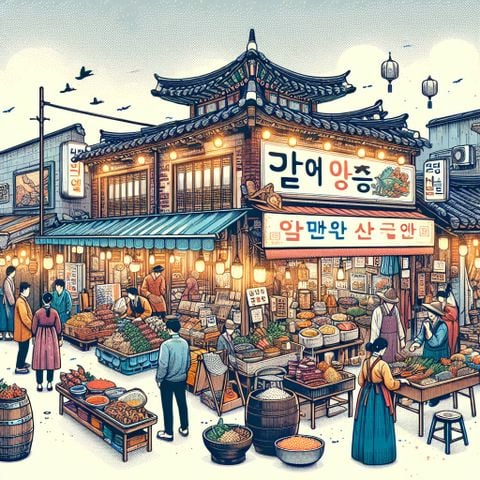 Khám Phá Chợ Truyền Thống Hàn Quốc: Những Trải Nghiệm Đặc Biệt