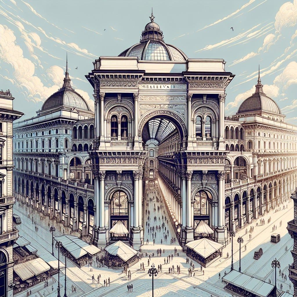 Galleria Vittorio Emanuele II: Thiên đường mua sắm xa hoa tại Milan