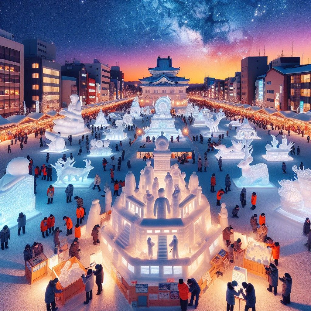 Lễ Hội Tuyết Sapporo - Xứ Thần Tiên Mùa Đông Tại Nhật Bản