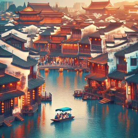 Trải Nghiệm Du Thuyền Hồ Tây & Phố Cổ Tô Châu Tại Trung Quốc