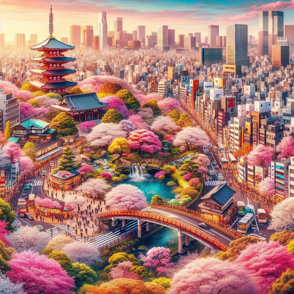 Khám Phá Tokyo Mùa Xuân: Không Chỉ Có Hoa Anh Đào