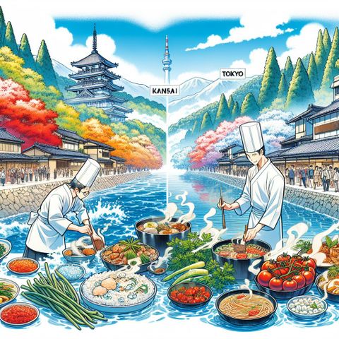 Khám Phá Ẩm Thực Vùng Kansai và Tokyo Tại Nhật Bản