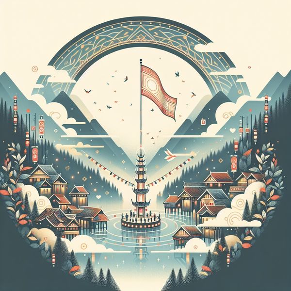 Tết Cộng Đồng của Người Mông Dưới Chân Cột Cờ Lũng Cú