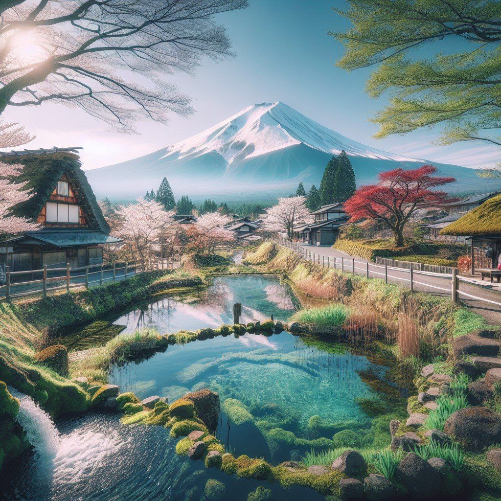 Khám Phá Làng Cổ Oshino Hakkai: Nguồn Suối Linh Thiêng Của Các Vị Thần Núi Phú Sĩ