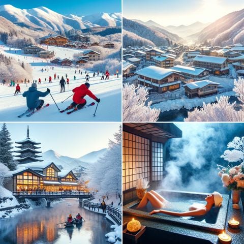 Nhật Bản Mùa Đông: Trượt Tuyết & Onsen