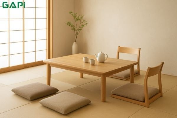 bàn ăn kiểu Nhật