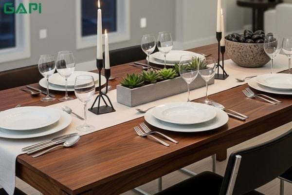 bàn ăn phong cách hiện đại