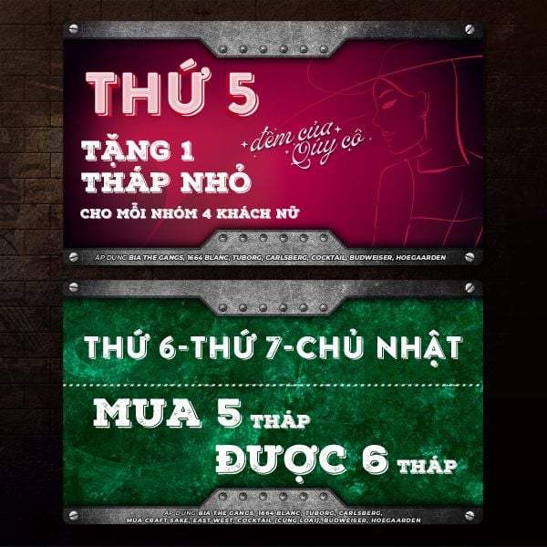 THE GANGS — Mood 온, 건배! 요일별 비어타워 혜택