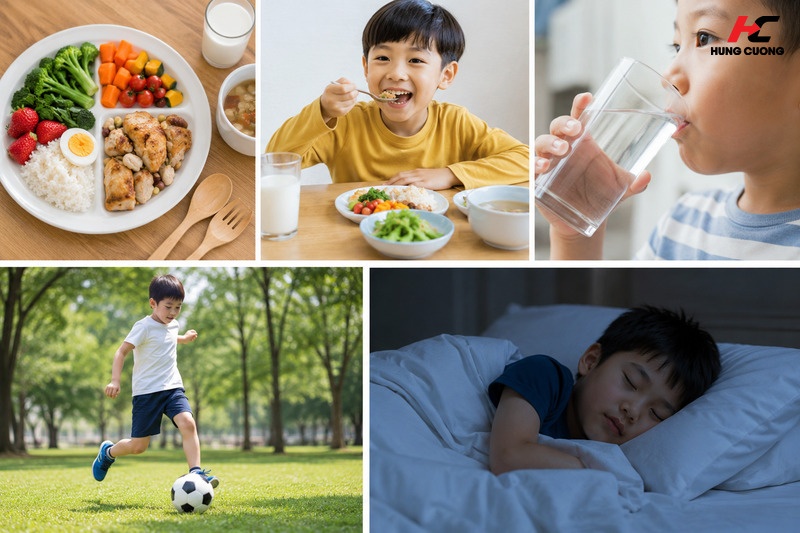 Phương pháp giúp trẻ cải thiện khả năng hấp thu và tăng cân đều đặn