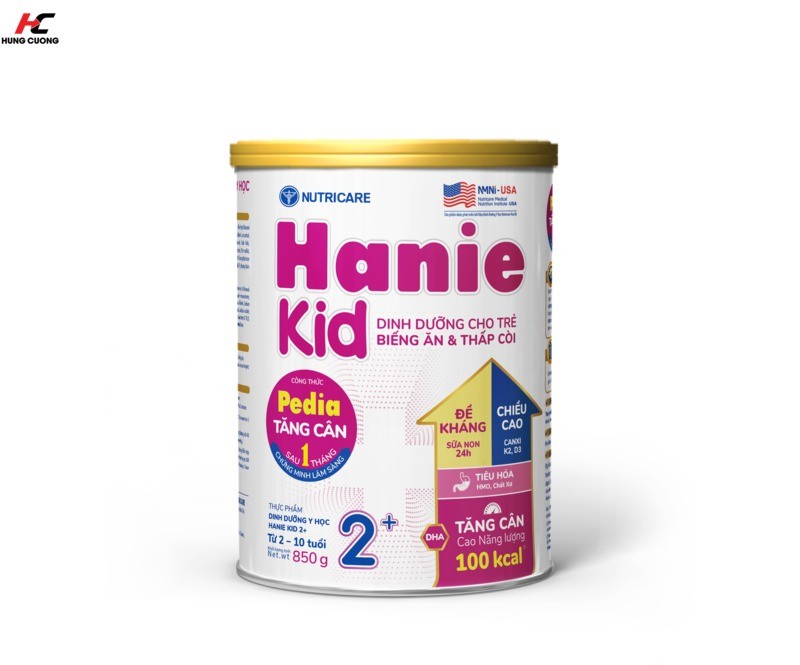 Sữa dinh dưỡng y học Hanie Kid