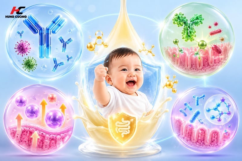 Giải mã cấu trúc phân tử: Các hoạt chất sinh học tạo nên Colostrum